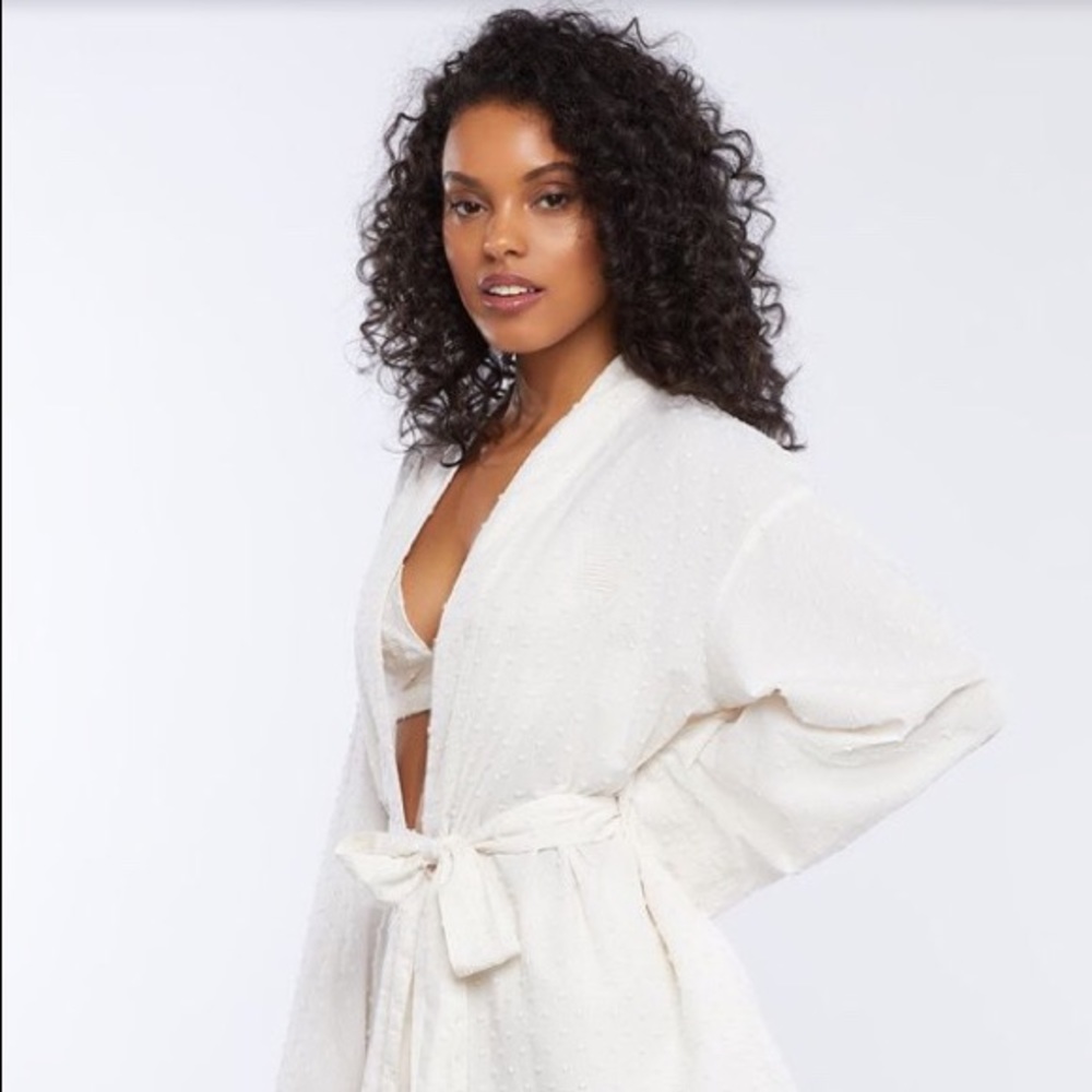 Savage x Fenty Robe- Dotted Cotton